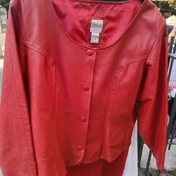 Sz 16 Leather Jacket