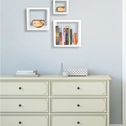 Floating Frame Shelves 3 Pack