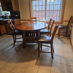 High Boy Kitchen Table And Chairs