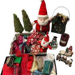 Christmas Ribbons Bows Snowmen Santa’s Napkin Rings and More