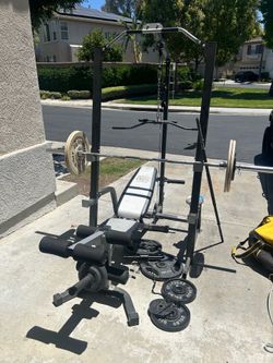 Workout station set
