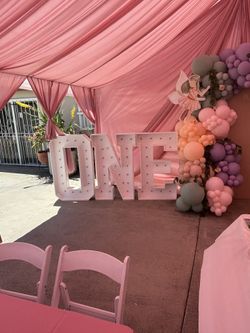 Marquee Numbers & Letters White
