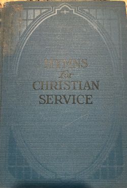 Vintage Hymns For Christian Service hardcover book