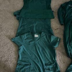 Hunter Green 2XL Scrub Tops