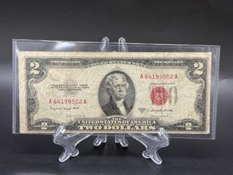 1953 B Series $2 Red Seal United States Note
