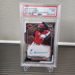 2024 Bowman Chrome Elly De La Cruz Rookie RC Auto PSA 9