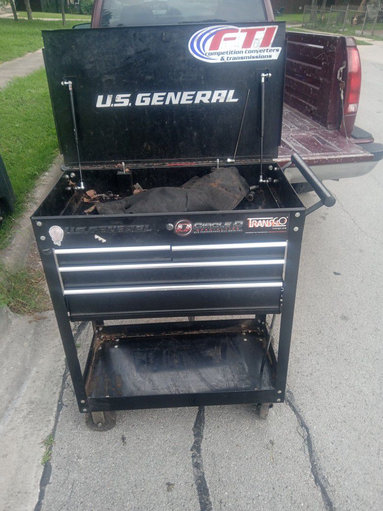 U.S GENERAL TOOL CART WITH KEY 