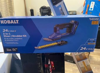 Kobalt 24 volt 8 in Battery Hedge Trimmer