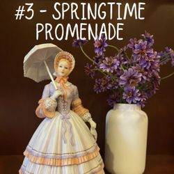 Lenox Vintage Porcelain Figurine Springtime Promenade