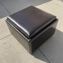 Brown OTTOMAN 23.5”x23.5”x18”