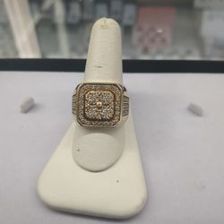 10k Gold Diamond Rings 12 .9 Grams Size 10 Layway Available 10% Down If You Interested Please Make Sure You Ask For Maribel Thank You 
