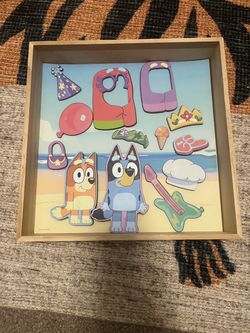 Bluey Magnetic Playset