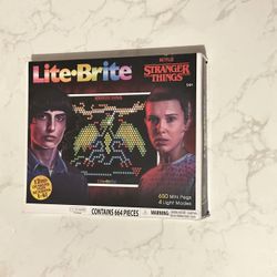 Lite Brite Stranger Things Special Edition