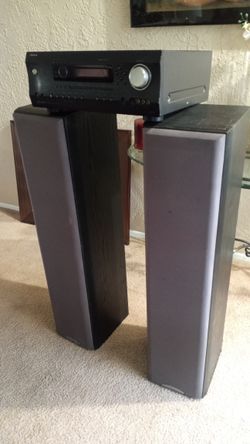 Integra Receiver And Sony Tower Speakers
