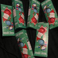 da bomb 2-Pc. Holiday Surprise Santa & Reindeer Bath Bombs Set