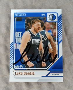 Luka Doncic On Card Auto (Read Description For Details)
