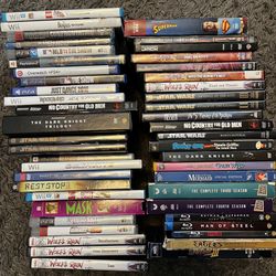 Huge DVD, Blu-ray & Video Game Lot (PS3 / PS4 / Wii / Wii U