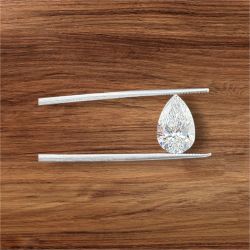 2.00 Ct Lab Grown Pear Shape Certified Diamond 