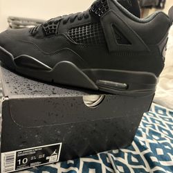 Black cat 4s Sz 10