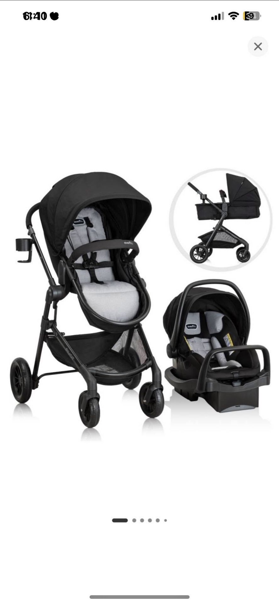 Evenflo Car Seat And Stroller Set 