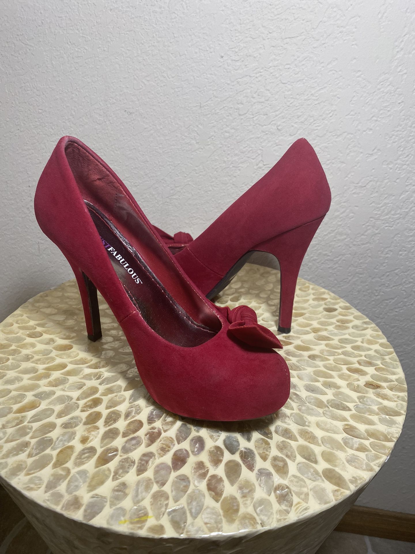 Red Heels Size 6.5