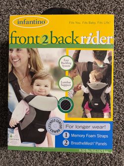 Baby front/ back carrier