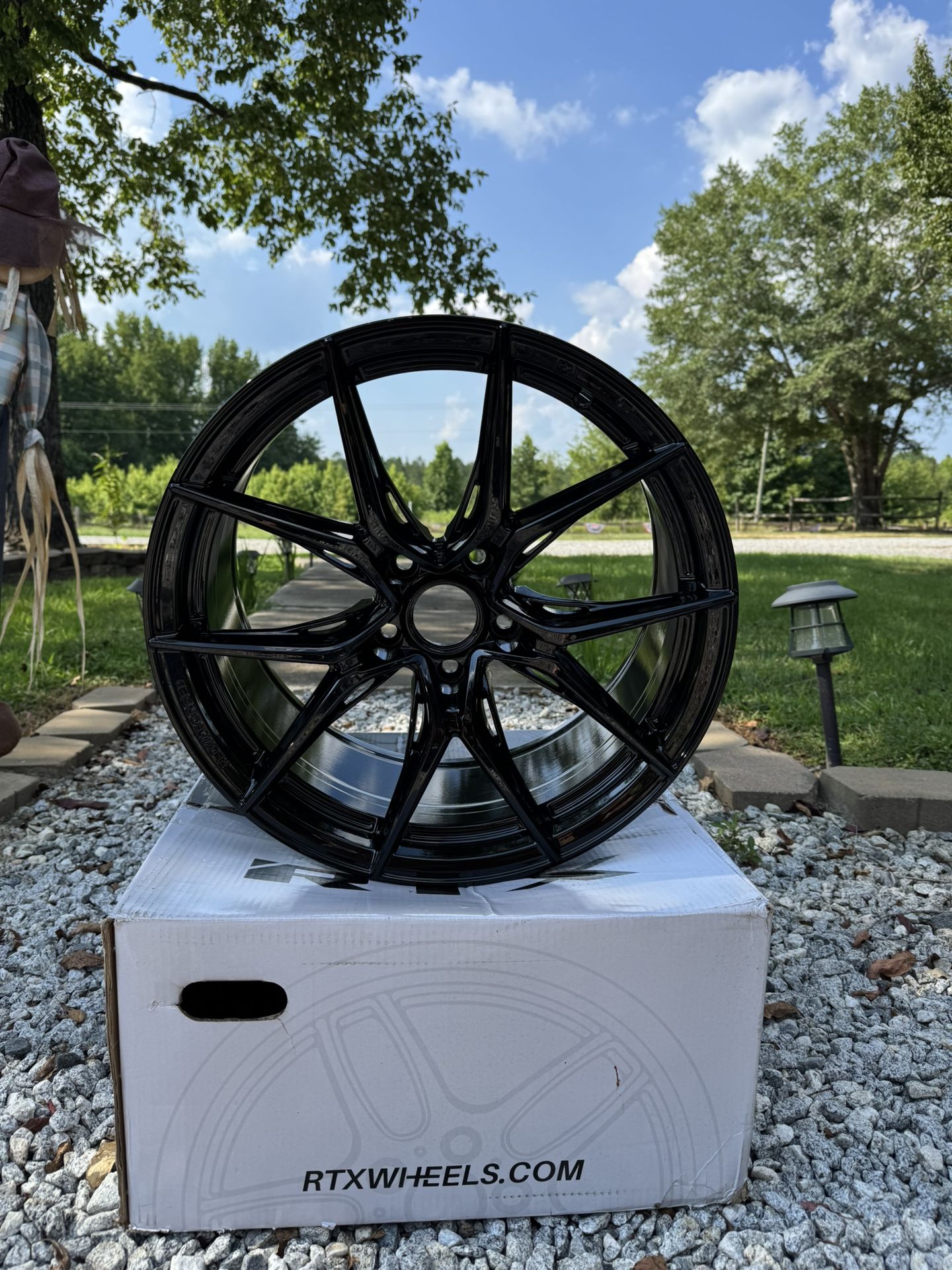 Brand New 18β RTX Gloss Black Wheels with Tires β 5x114 β