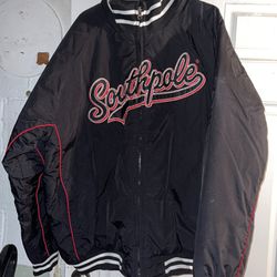 Southpole Collection Baseball Zip Up Jacket Mens Size XXL Collared RN#82628 Used