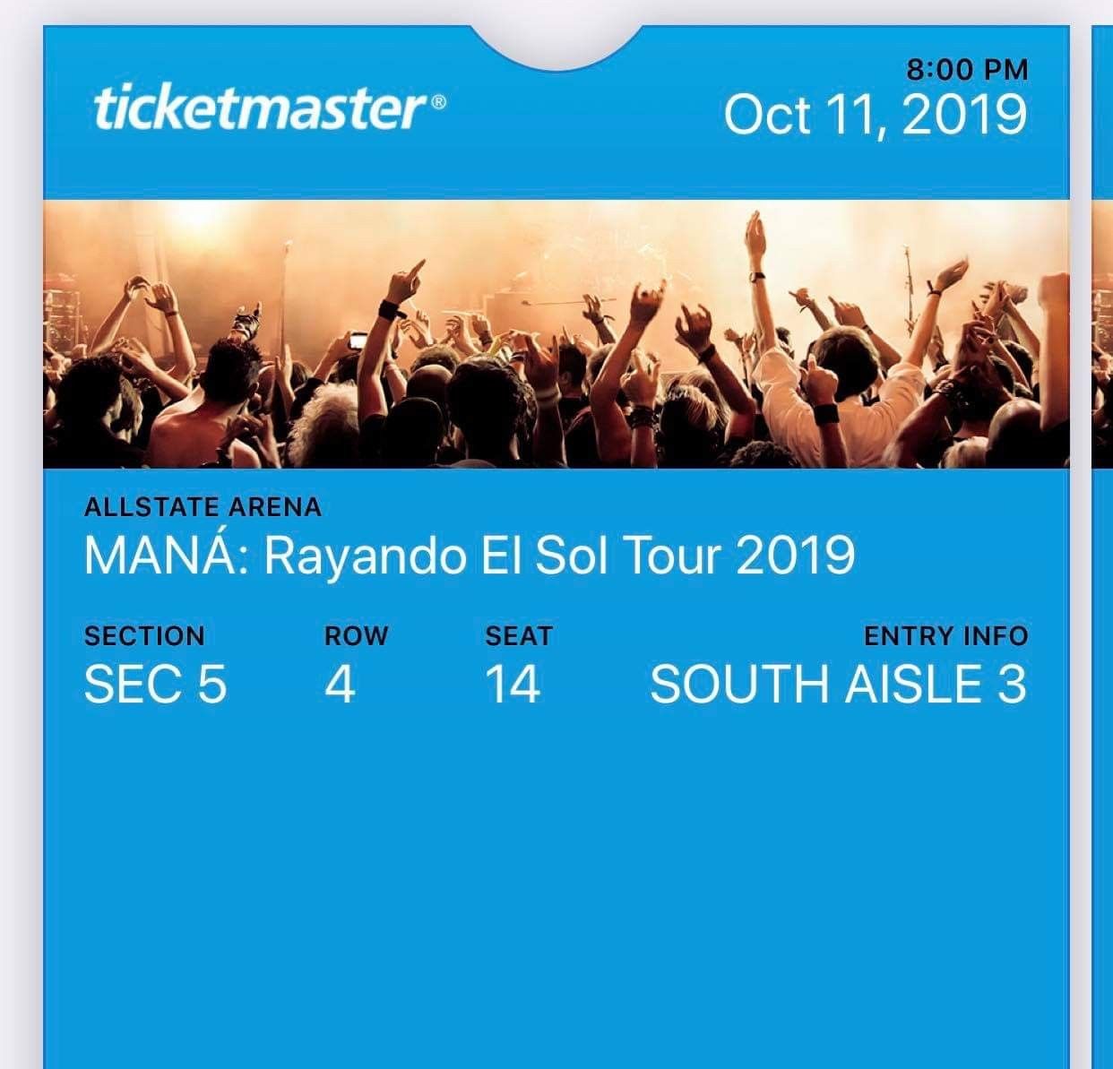 Mana rayando el sol tour 2019