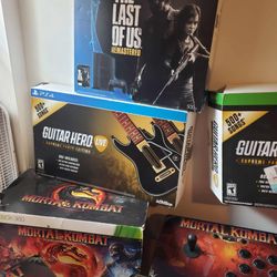 Guitar hero Live $300! Each. Mortal Kombat arcade $300! Each. PS4 Last Of US $200! & $250! VR Bundles PS3 PS4 PS5 xbox360 Xbox One Xbox Series X S all
