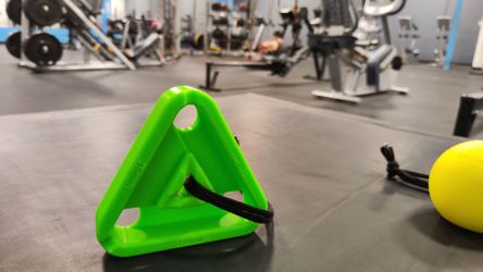 Triangle Hangboard (warm-ups, finger strength training, rehabilitation, and maintaining grip strength while traveling)