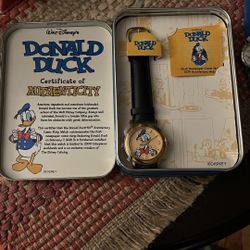 Collectible Disney Donald Duck Anniversary Watch