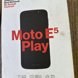 Motorola Moto E5 Play – Verizon Prepaid (Model: MOTXT19216PP)