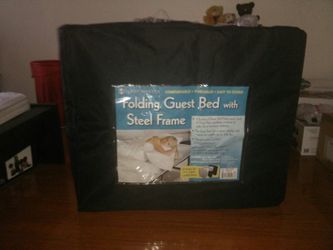Sleep master folding guest bed with steel frame