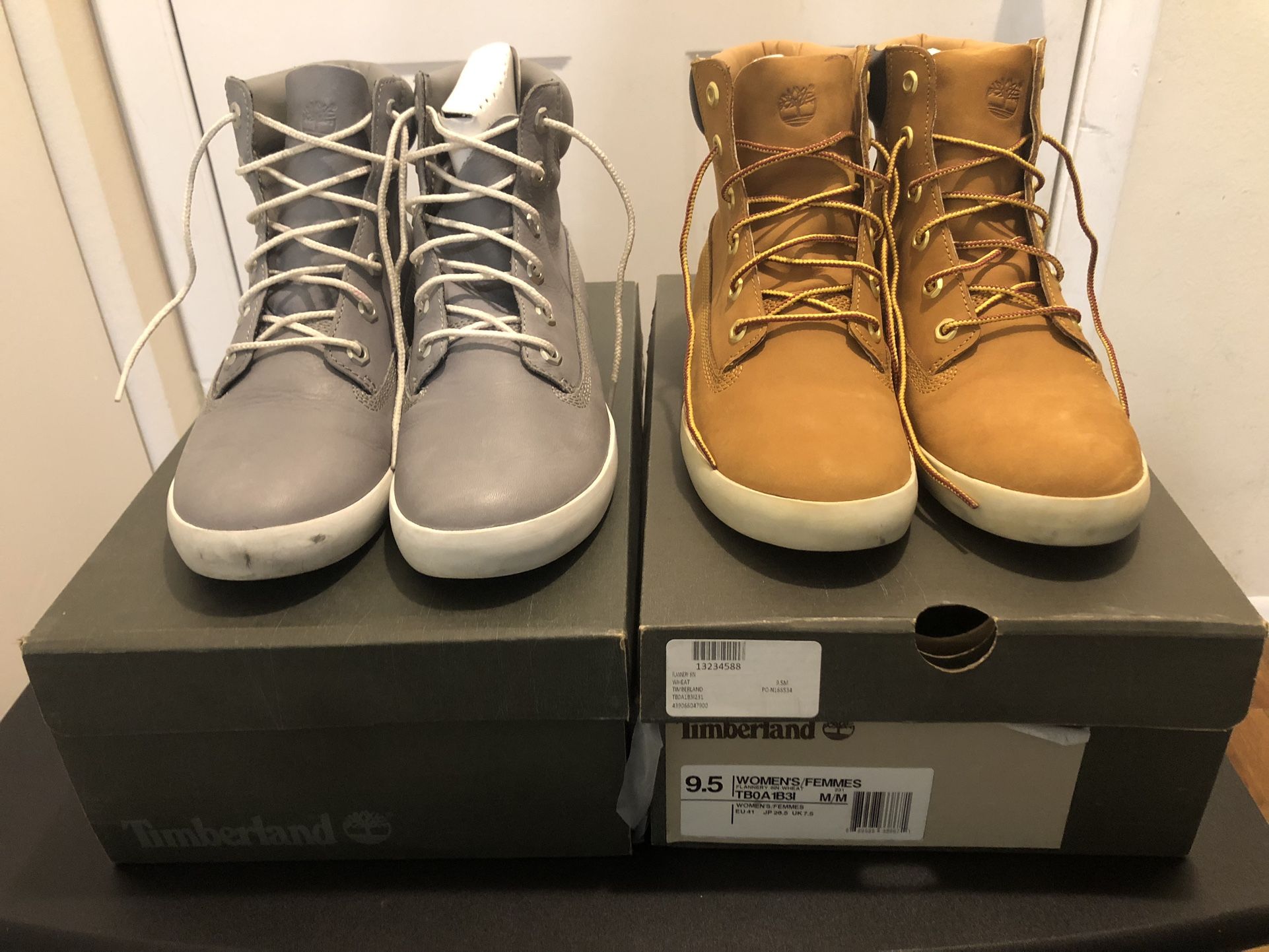 2 Pairs of Timberland Boots…Good Condition!