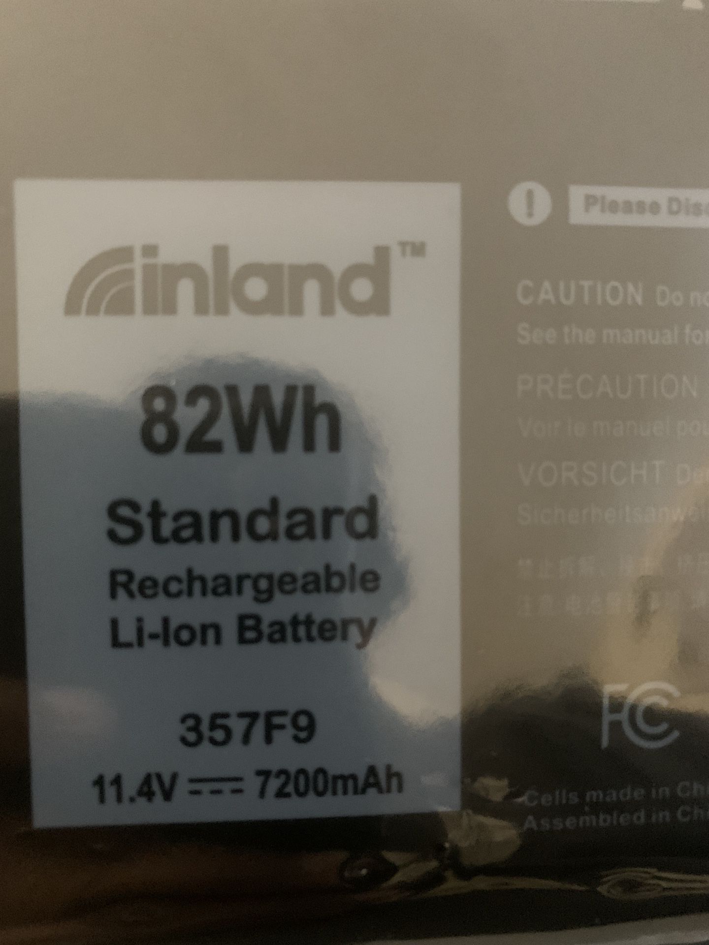 Inspiron 13 7000 series Battery For Laptop - New