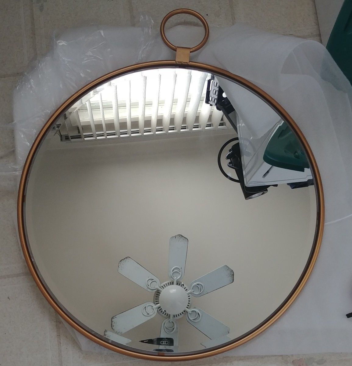 Bronze wall mirror (Lamps Plus)