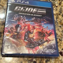 Gi Joe Operation Blackout - PlayStation 4 New Sealed 