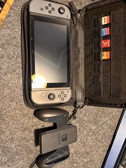 Nintendo switch 1 with games