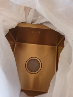 15” Gold Prep Sink Mini Trumpet Kitchen Essentials NEW!!