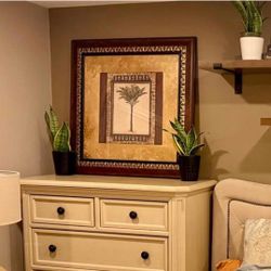 Set of 2 Framed Palm Tree Wall Art Prints