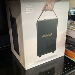 Marshall Tufton Portable Bluetooth Speaker, New inbox!