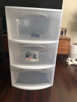 Sterilite 3-Drawer Plastic Storage Cart