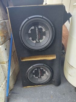 🔊 2x Pioneer Champion 12" Subwoofers IN PORTED BOX – Ready to SLAM