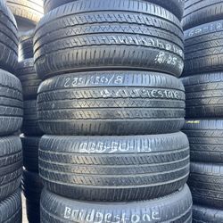 225/50R18 Bridgestone Set Of Used Tires Great Condition Installed And Balanced