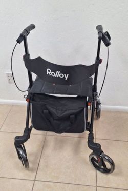 Rolloy Ultra Compact Master Rollator Walker, a lightweight and portable walking assistant