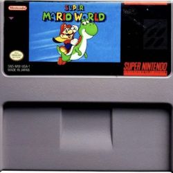 Super Mario World - Super Nintendo SNES Game Cartridge
