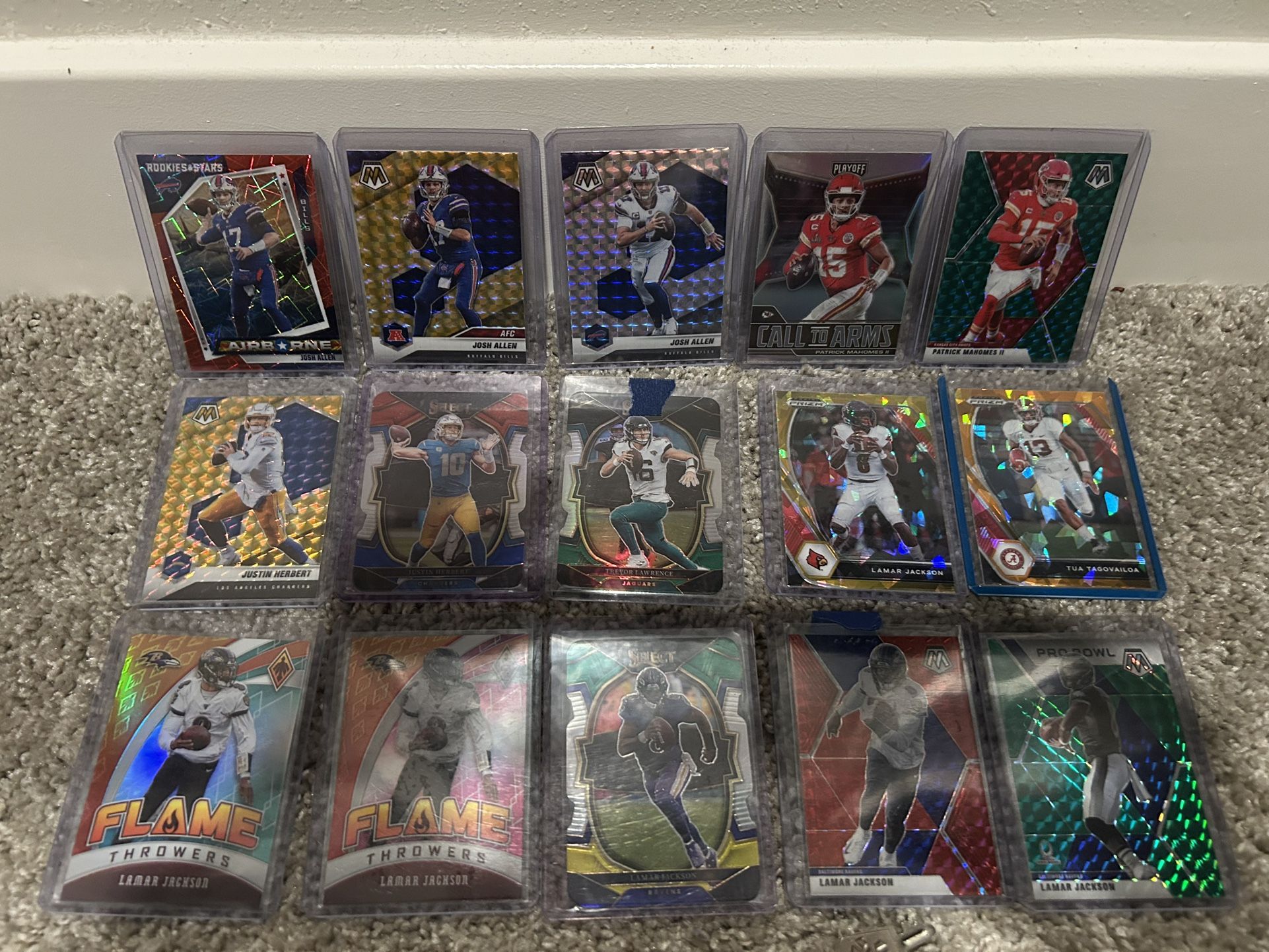 Football QB Prizm Lot