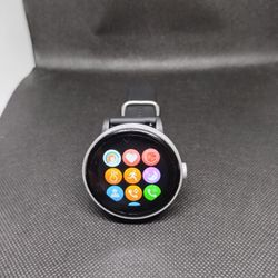 Silver And Black Smartwatch For Android And Apple 