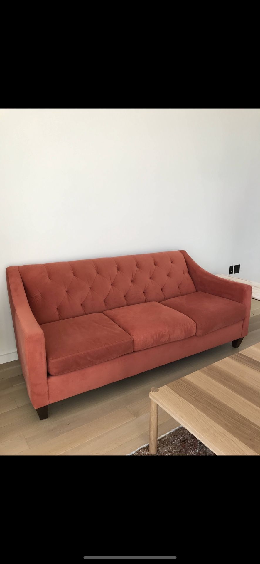 Red-Orange couch